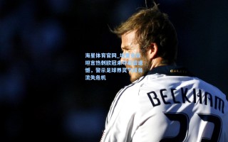 海星体育官网_埃里克森坦言热刺欧冠未夺冠留遗憾，警示足球界灵气球员流失危机